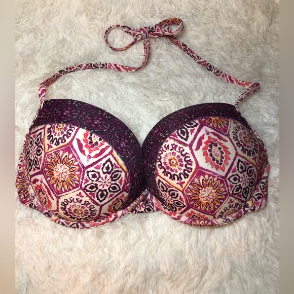 VENUS Pink and Purple Bikini with Intricate Design D - Picture 1 of 11